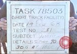 Image of rocket sled test New Mexico United States USA, 1958, second 19 stock footage video 65675064979