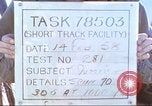 Image of rocket sled test New Mexico United States USA, 1958, second 20 stock footage video 65675064979