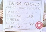 Image of rocket sled test New Mexico United States USA, 1958, second 49 stock footage video 65675064979