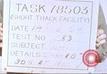 Image of rocket sled test New Mexico United States USA, 1958, second 50 stock footage video 65675064979