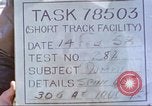 Image of rocket sled test New Mexico United States USA, 1958, second 10 stock footage video 65675064980