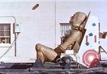 Image of rocket sled test New Mexico United States USA, 1958, second 18 stock footage video 65675064980
