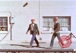 Image of rocket sled test New Mexico United States USA, 1958, second 25 stock footage video 65675064980