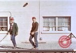 Image of rocket sled test New Mexico United States USA, 1958, second 26 stock footage video 65675064980