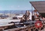Image of rocket sled test New Mexico United States USA, 1958, second 35 stock footage video 65675064980