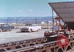 Image of rocket sled test New Mexico United States USA, 1958, second 39 stock footage video 65675064980