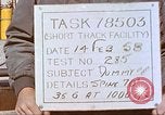 Image of rocket sled test New Mexico United States USA, 1958, second 59 stock footage video 65675064980