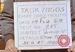 Image of rocket sled test New Mexico United States USA, 1958, second 62 stock footage video 65675064980