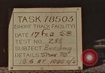 Image of human testing on rocket sleds New Mexico United States USA, 1958, second 55 stock footage video 65675064982