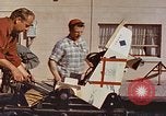 Image of airman tested on rocket sled New Mexico United States USA, 1958, second 24 stock footage video 65675064983