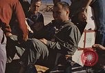 Image of airman tested on rocket sled New Mexico United States USA, 1958, second 25 stock footage video 65675064983