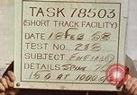 Image of airman tested on rocket sled New Mexico United States USA, 1958, second 36 stock footage video 65675064983