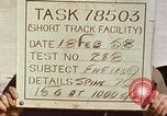 Image of airman tested on rocket sled New Mexico United States USA, 1958, second 38 stock footage video 65675064983