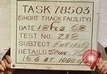 Image of airman tested on rocket sled New Mexico United States USA, 1958, second 39 stock footage video 65675064983