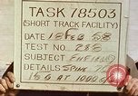 Image of airman tested on rocket sled New Mexico United States USA, 1958, second 40 stock footage video 65675064983