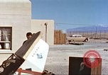 Image of airman tested on rocket sled New Mexico United States USA, 1958, second 43 stock footage video 65675064983