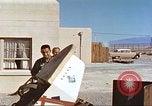 Image of airman tested on rocket sled New Mexico United States USA, 1958, second 44 stock footage video 65675064983