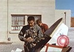 Image of airman tested on rocket sled New Mexico United States USA, 1958, second 46 stock footage video 65675064983