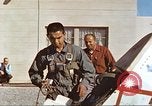 Image of airman tested on rocket sled New Mexico United States USA, 1958, second 47 stock footage video 65675064983