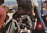 Image of airman tested on rocket sled New Mexico United States USA, 1958, second 57 stock footage video 65675064983