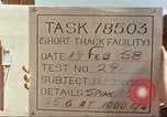 Image of airman Patterson human rocket sled test New Mexico United States USA, 1958, second 15 stock footage video 65675064984