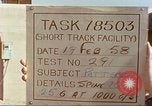 Image of airman Patterson human rocket sled test New Mexico United States USA, 1958, second 17 stock footage video 65675064984