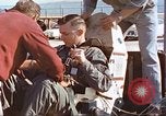 Image of airman Patterson human rocket sled test New Mexico United States USA, 1958, second 33 stock footage video 65675064984