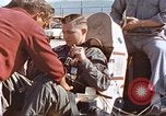 Image of airman Patterson human rocket sled test New Mexico United States USA, 1958, second 37 stock footage video 65675064984