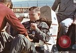Image of airman Patterson human rocket sled test New Mexico United States USA, 1958, second 40 stock footage video 65675064984