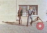 Image of airman Patterson human rocket sled test New Mexico United States USA, 1958, second 46 stock footage video 65675064984