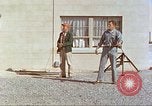 Image of airman Patterson human rocket sled test New Mexico United States USA, 1958, second 47 stock footage video 65675064984