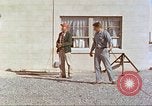 Image of airman Patterson human rocket sled test New Mexico United States USA, 1958, second 48 stock footage video 65675064984