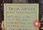 Image of bear on rocket sled test New Mexico United States USA, 1958, second 15 stock footage video 65675064985