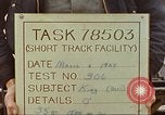 Image of bear on rocket sled test New Mexico United States USA, 1958, second 16 stock footage video 65675064985