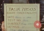 Image of bear on rocket sled test New Mexico United States USA, 1958, second 18 stock footage video 65675064985