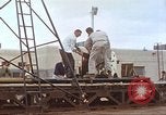 Image of bear on rocket sled test New Mexico United States USA, 1958, second 19 stock footage video 65675064985