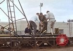 Image of bear on rocket sled test New Mexico United States USA, 1958, second 22 stock footage video 65675064985