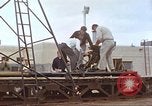 Image of bear on rocket sled test New Mexico United States USA, 1958, second 23 stock footage video 65675064985