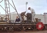 Image of bear on rocket sled test New Mexico United States USA, 1958, second 26 stock footage video 65675064985