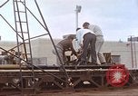 Image of bear on rocket sled test New Mexico United States USA, 1958, second 28 stock footage video 65675064985