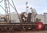 Image of bear on rocket sled test New Mexico United States USA, 1958, second 30 stock footage video 65675064985