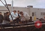 Image of bear on rocket sled test New Mexico United States USA, 1958, second 38 stock footage video 65675064985
