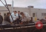 Image of bear on rocket sled test New Mexico United States USA, 1958, second 39 stock footage video 65675064985