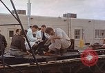 Image of bear on rocket sled test New Mexico United States USA, 1958, second 42 stock footage video 65675064985