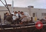 Image of bear on rocket sled test New Mexico United States USA, 1958, second 46 stock footage video 65675064985
