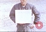 Image of airman backwards on rocket sled New Mexico United States USA, 1958, second 1 stock footage video 65675064987