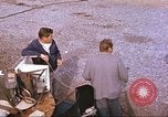Image of airman backwards on rocket sled New Mexico United States USA, 1958, second 8 stock footage video 65675064987