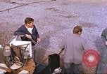 Image of airman backwards on rocket sled New Mexico United States USA, 1958, second 9 stock footage video 65675064987