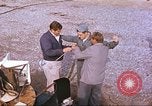 Image of airman backwards on rocket sled New Mexico United States USA, 1958, second 20 stock footage video 65675064987
