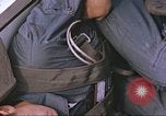 Image of airman backwards on rocket sled New Mexico United States USA, 1958, second 30 stock footage video 65675064987